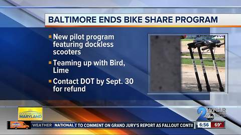 Dockless scooters get green light in Baltimore