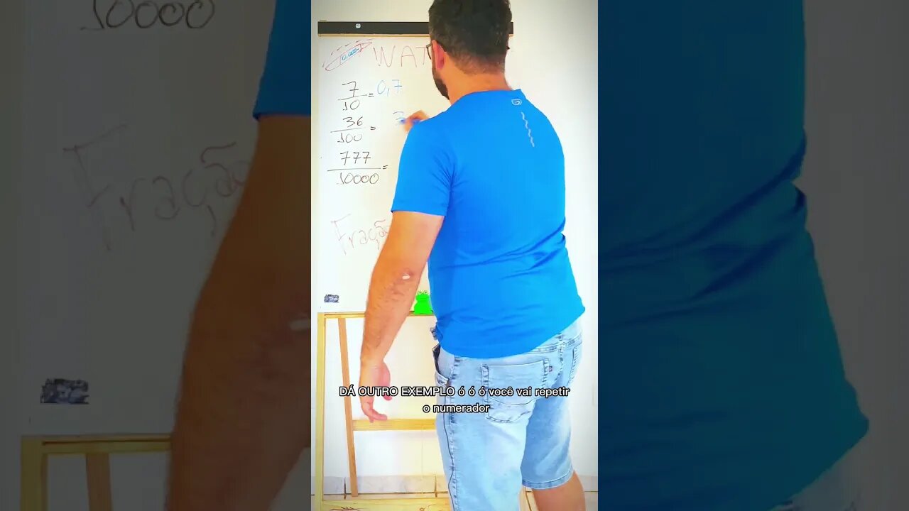 Simplificando a Matemática! 🐸💪🤝👍 Fração em Decimal 👍🤝💪🐸