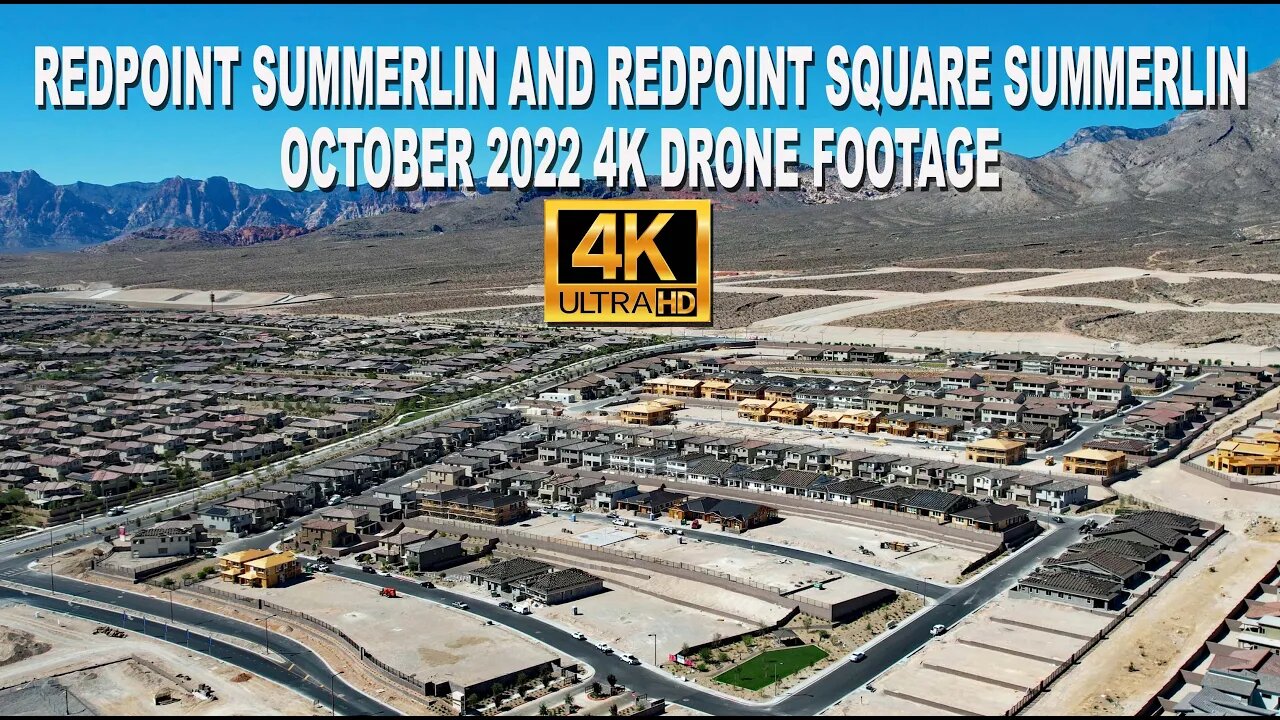 Redpoint Summerlin And Redpoint Square Summerlin October 2022 4K Drone Footage