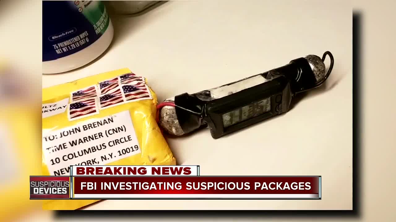 Crude pipe bombs sent to Obama, Clintons, CNN; no injuries