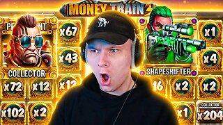 BACK TO BACK PERSISTENT PREMIUMS ON NORMAL BONUS BUYS! (INSANE LUCK ON MONEY TRAIN 3!)