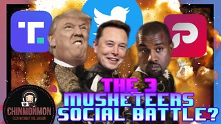 ELON MUSK, KANYE WEST & DONALD TRUMP The 3 MUSKETEERS?