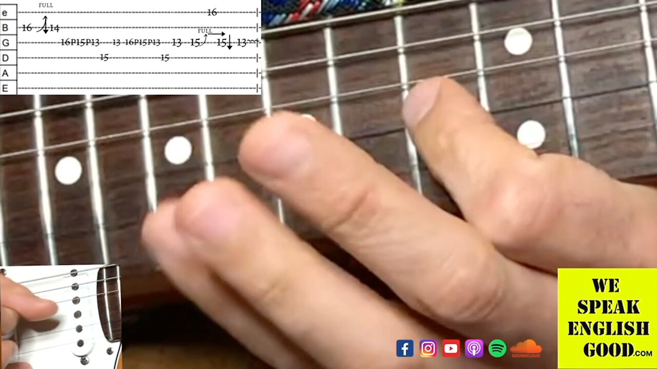 Major Gospel Blues Lick In Ab Major with Tabs