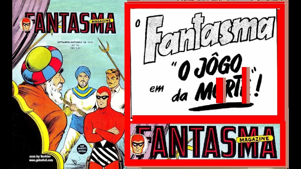 O FANTASMA 10 EM O JOGO #museudogibi #gibi #quadrinhos #comics #historieta