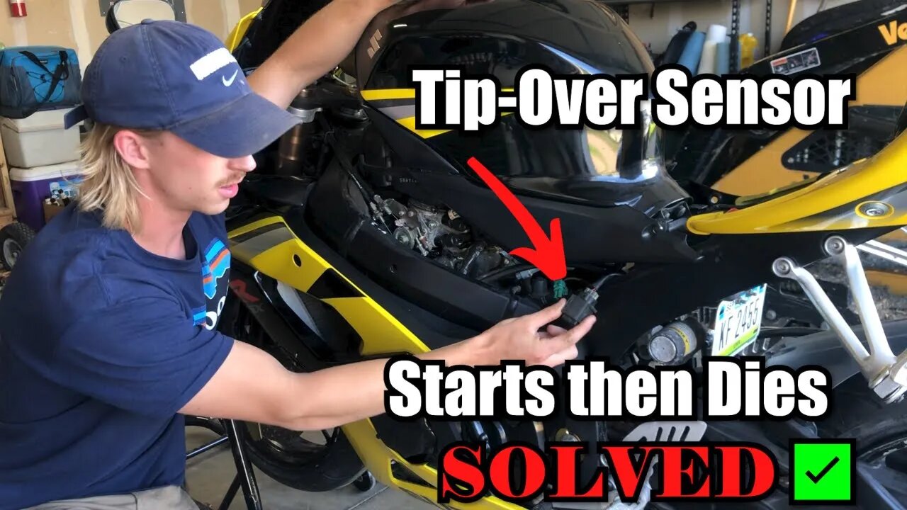 GSXR Runs for 1 Second then Dies (SOLVED - Tip Over Sensor)