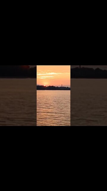 sunset on lake Erie #shorts