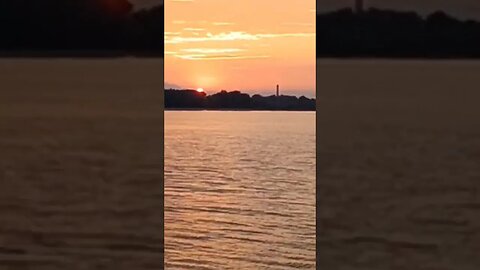 sunset on lake Erie #shorts