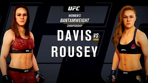 EA Sports UFC 3 Gameplay Ronda Rousey vs Alexis Davis