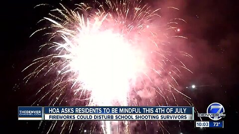 Parker HOA asks neighborhood to give up 4th of July fireworks out of respect to STEM students