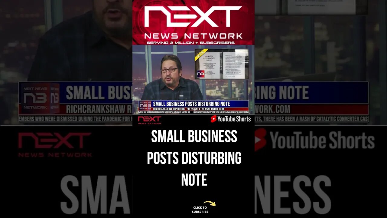 Small Business Posts Disturbing Note #shorts