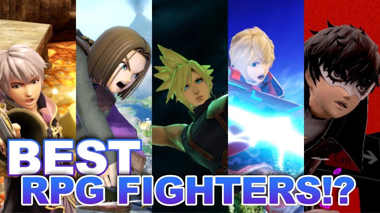 Rank the RPG Fighters from BEST to WORST (Robin, Hero, Cloud, Shulk & Joker)