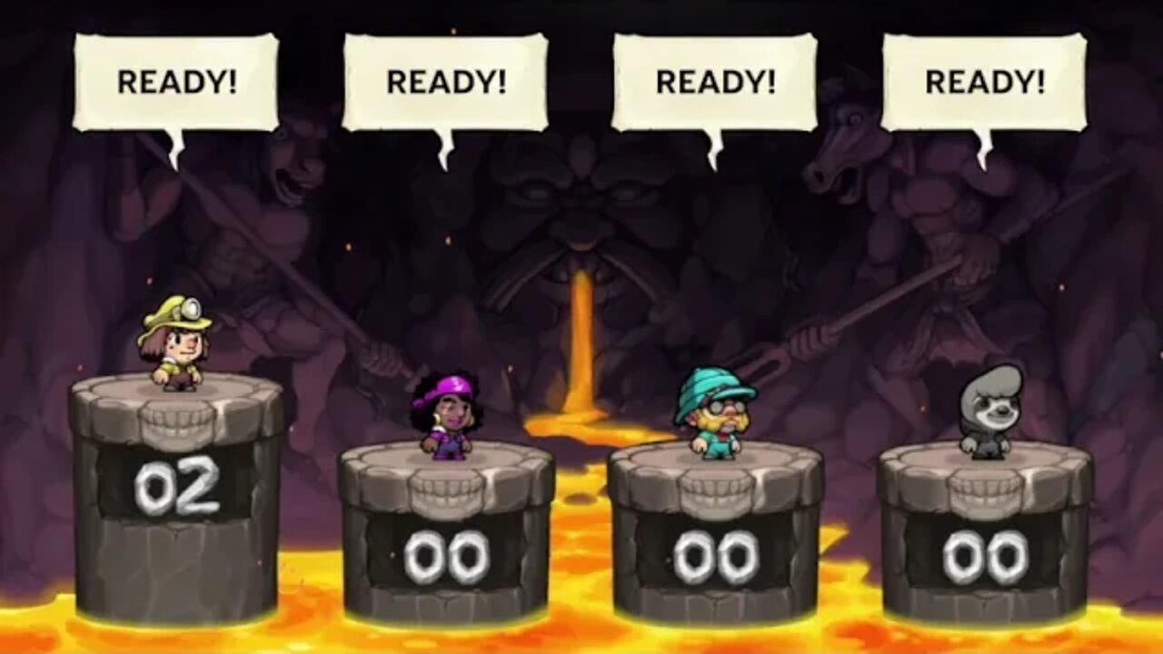 Session 6: Spelunky 2 (4 man FFA vs AI)