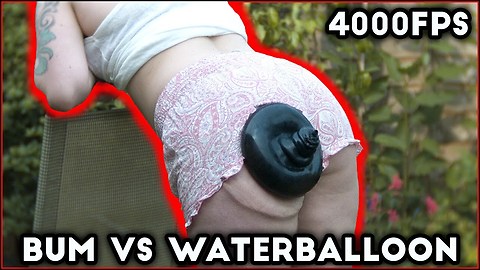 Bum vs Waterballoon | Chronos 1.4 Slow Motion