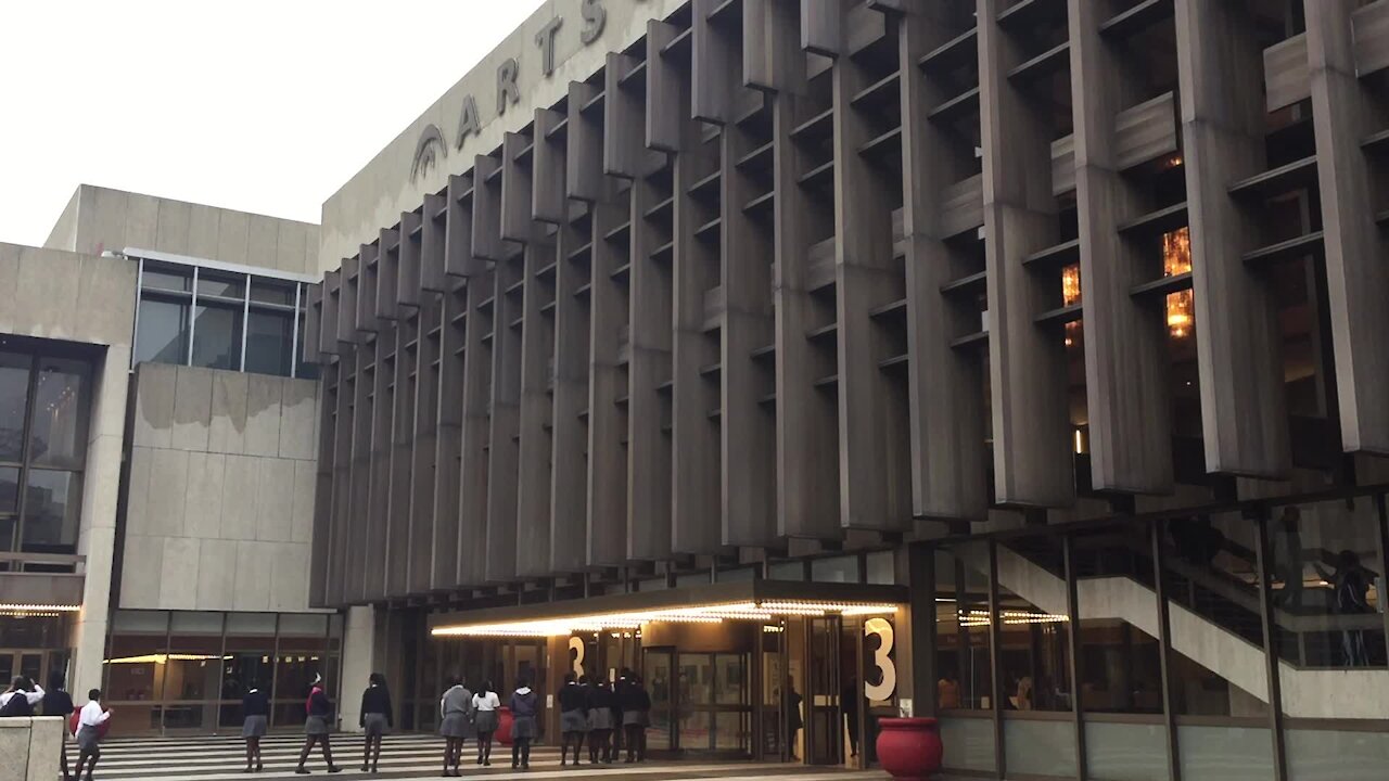 SOUTH AFRICA - Cape Town - Stock - Artscape Theartre Centre Exterior. (Video) (EcE)