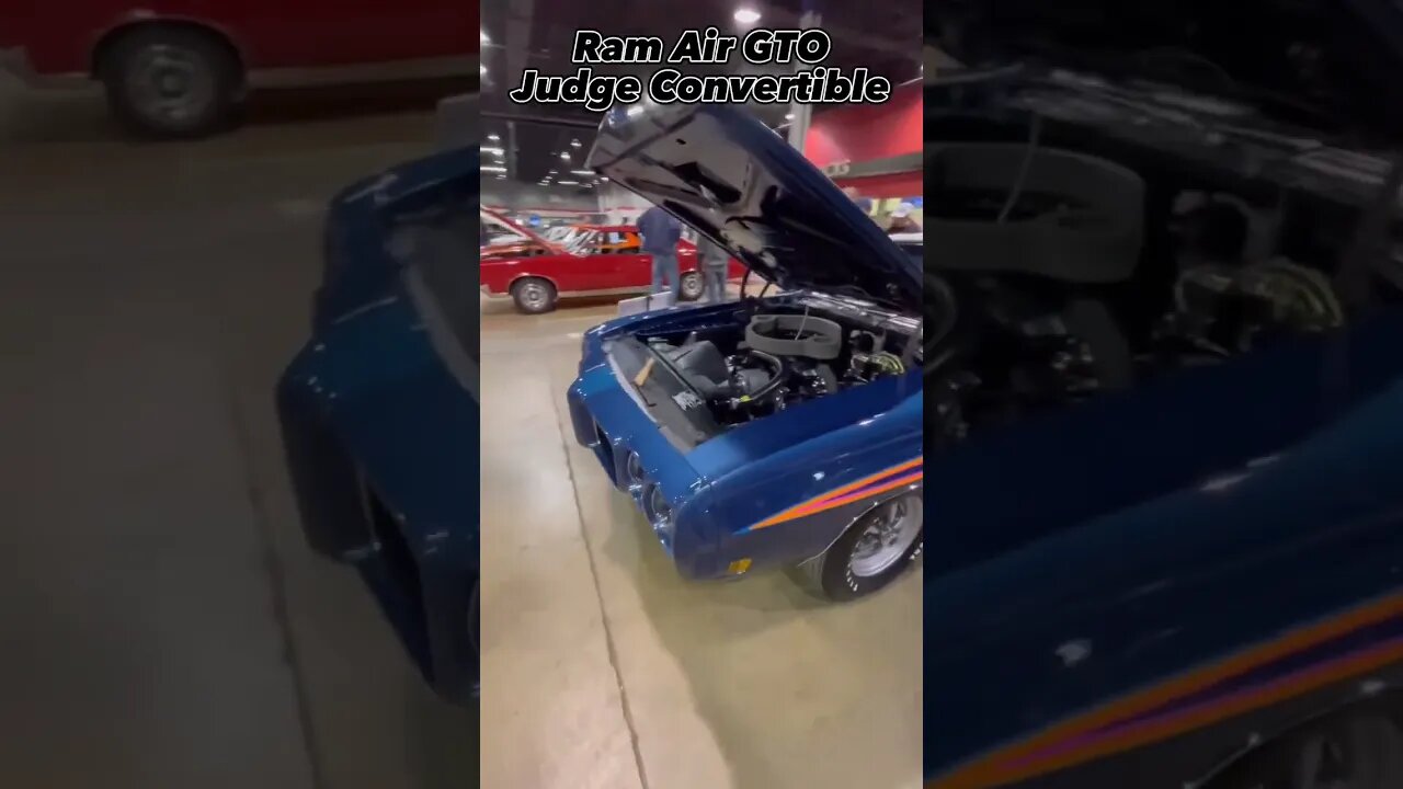 Ram Air GTO Judge Convertible at MCACN! #shorts