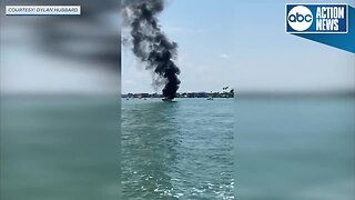 Boat catches fire in John's Pass Marina