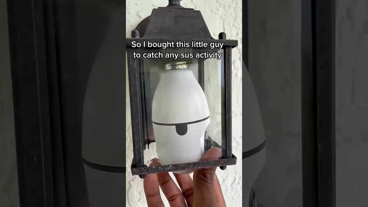 Security light bulb camera - link in comments #gadget