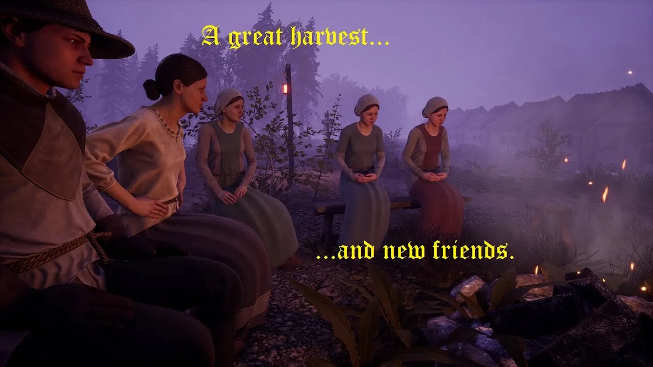 A great harvest and new friends! - Medieval Dynasty - 10th Fall