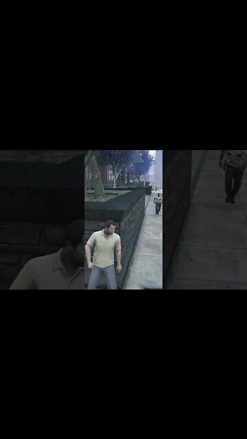 GTA5 : MICHAEL FOI TROLLA E SE DEU MAL KKK #shorts