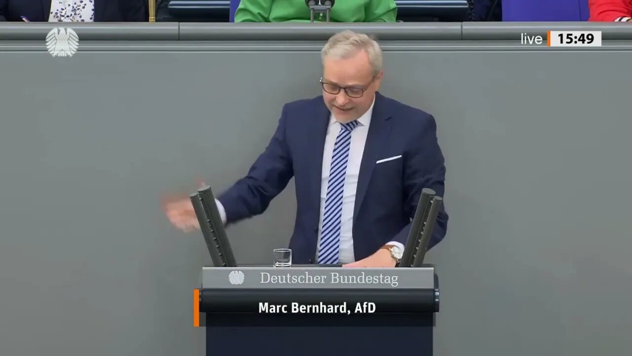 Die Wärmewende gehört auf den Misthaufen der Geschichte! Marc Bernhard - AfD-Fraktion im Bundestag