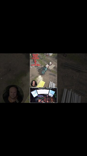 Stuck And Turned In To A Lowrider #RoadStudioSA #alaskanroadtruckers #simulator #truck #shorts