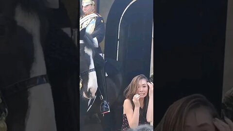 A photo of fear #horseguardsparade