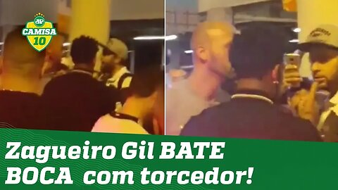 TRETA! Gil, do Corinthians, BATE BOCA com torcedor após evento de Cássio!