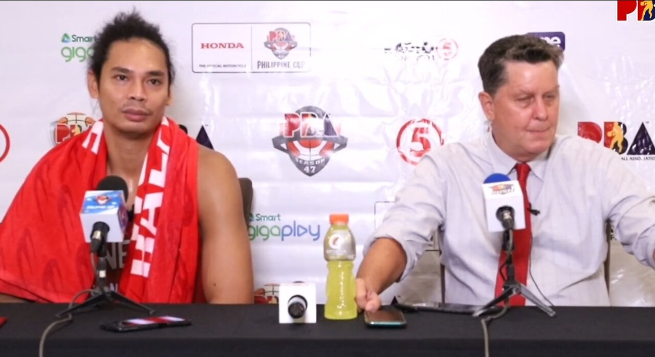 Interview with Coach Tim Cone and Best Player Japeth Aguilar [June 15, 2022]