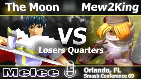 MSF|The Moon (Marth) vs. MVG FOX|Mew2King (Sheik) - Losers Quarters Melee - SC:69