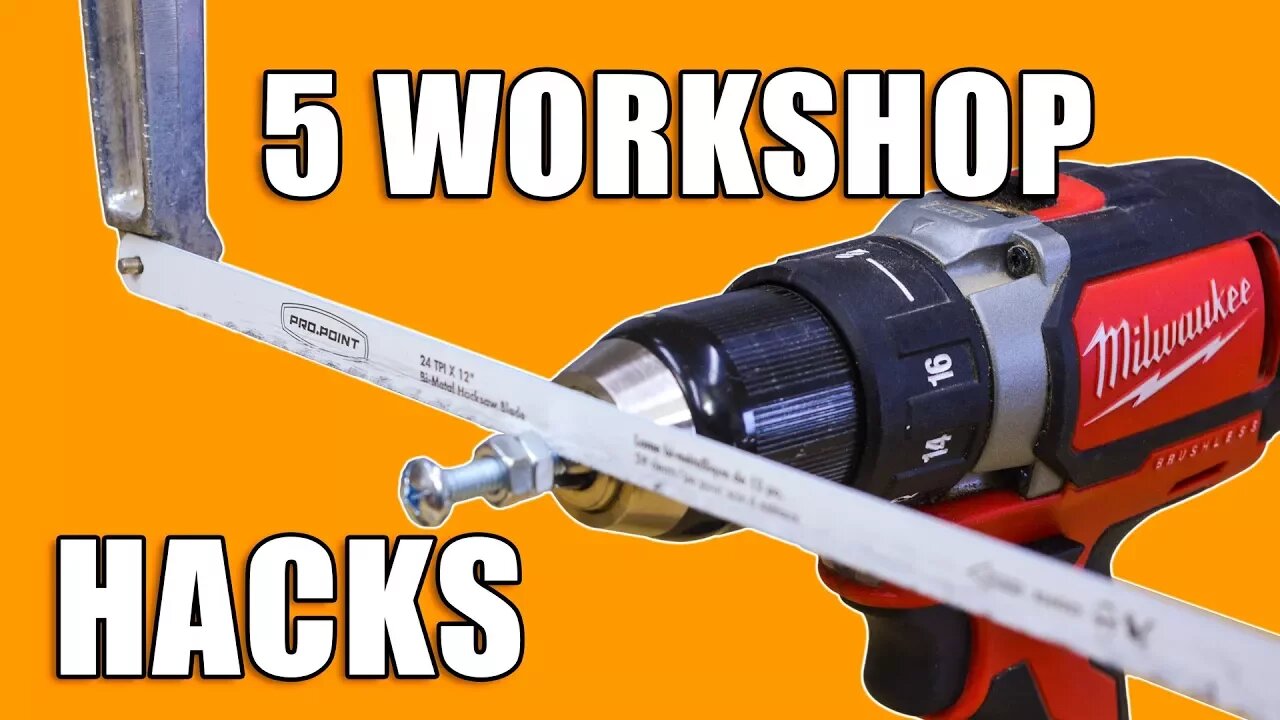 5 Quick Workshop Life Hacks Part 2 - Woodworking Tips and Tricks