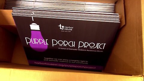 Purple Porch Project honors domestic violence awareness month
