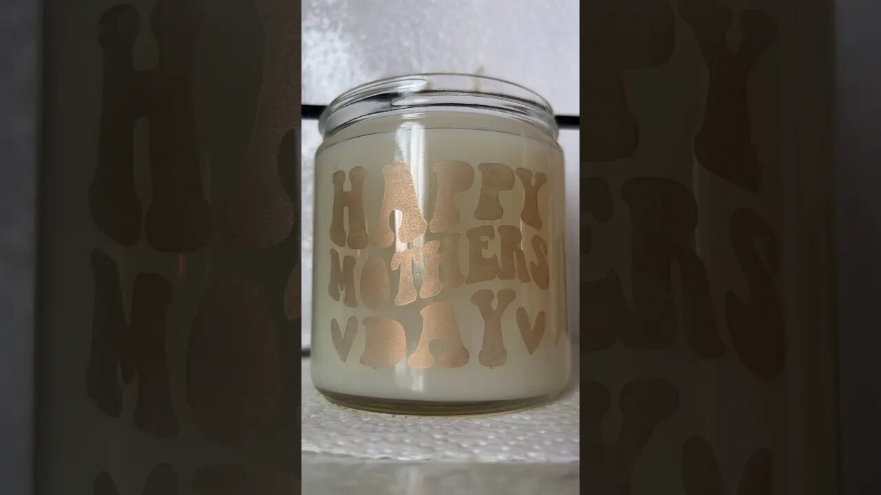 Mother’s Day Gift Idea🕯️🌸#oddlysatisfying #candlemaking #candlebusiness #shorts #timelapse