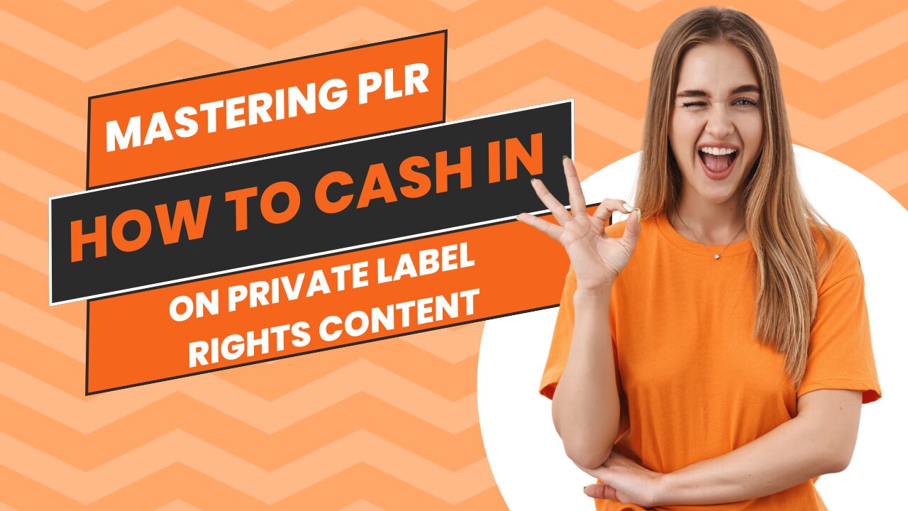 Mastering PLR How to Cash In on Private Label Rights Content