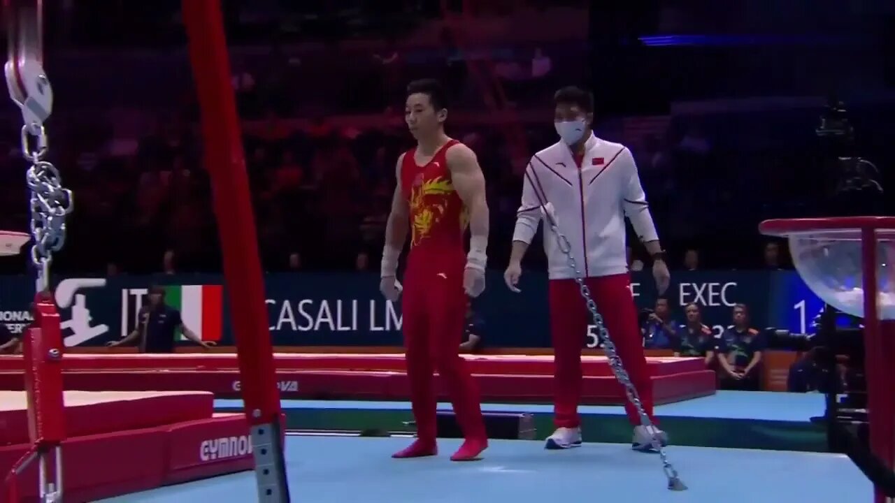 Chaoqing Full Court 2022 World Gymnastics Championships Men's Team Final ## 105