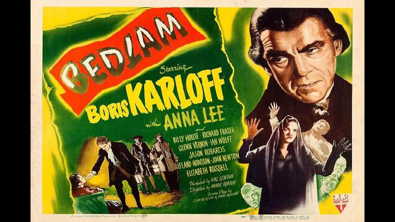 Val Lewton's BEDLAM 1946 18th Century Crusading Woman Falsely Committed to Insane Asylum FULL MOVIE