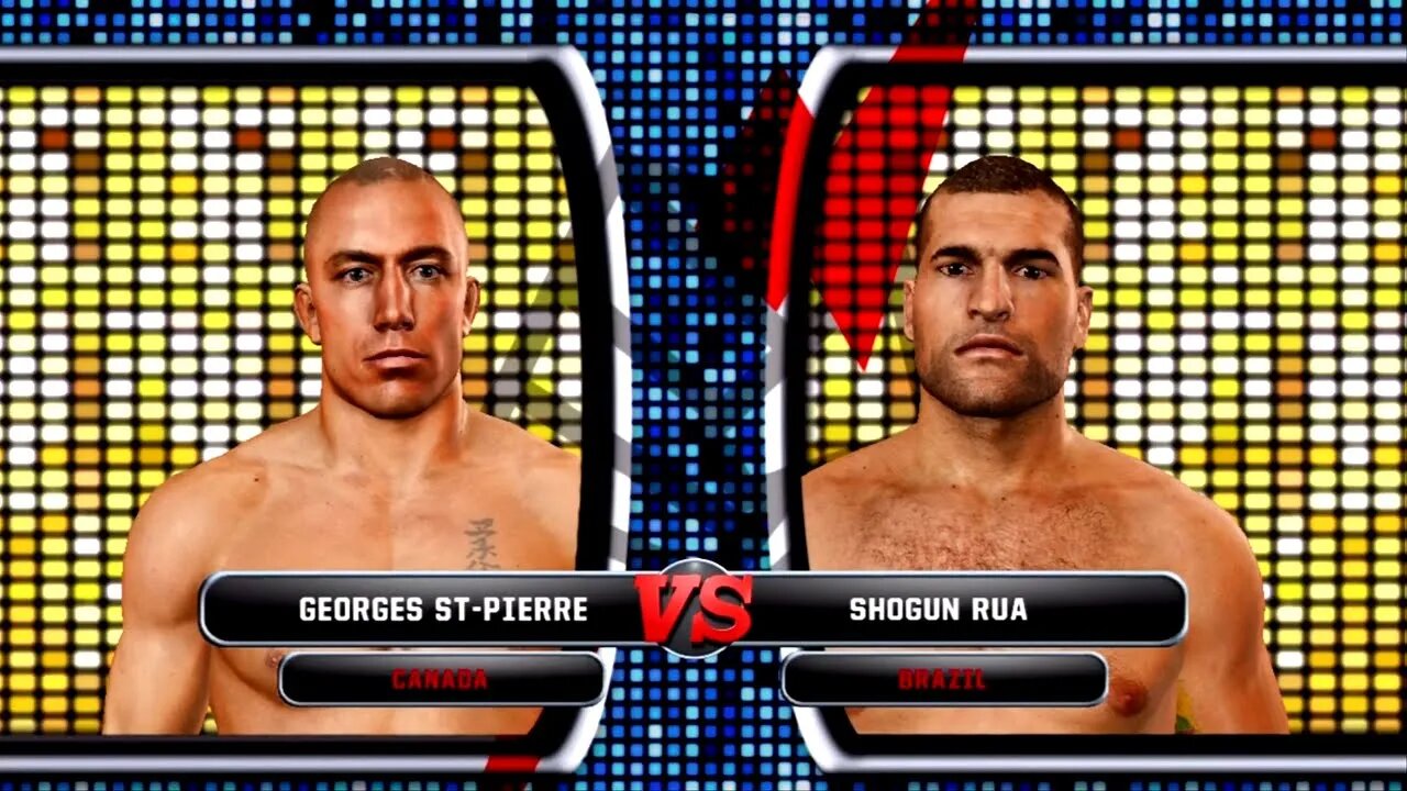 UFC Undisputed 3 Gameplay Shogun Rua vs Georges St-Pierre (Pride)