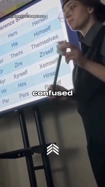 Lady speaks about her pronouns #LetsGoBrandon