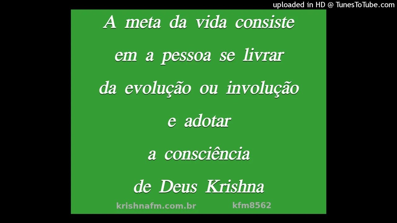 A meta da vida consiste em a pessoa se livrar da evolução ou involução e adotar a... kfm8562