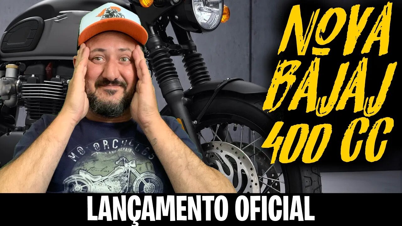 Agora ESQUENTOU nova BAJAJ 400, LANÇAMENTO OFICIAL dia 4 de JULHO