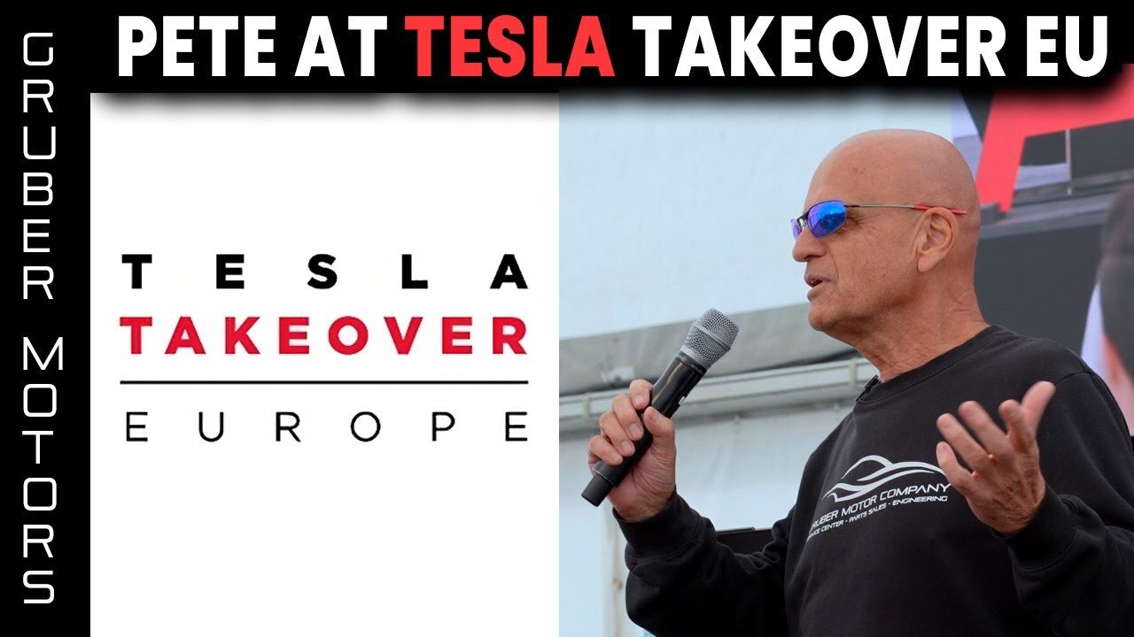 Pete Gruber Speech at Tesla Takeover Europe!