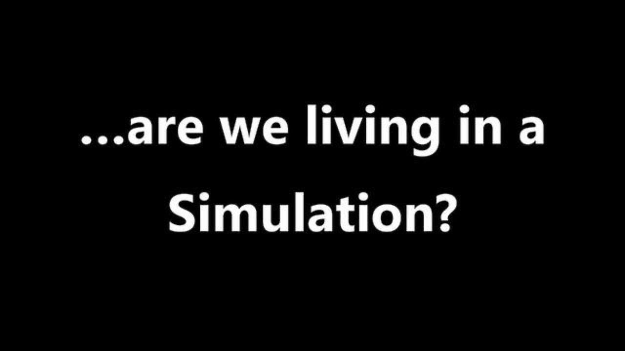 ARE WE LIVING IN A SIMULATION?