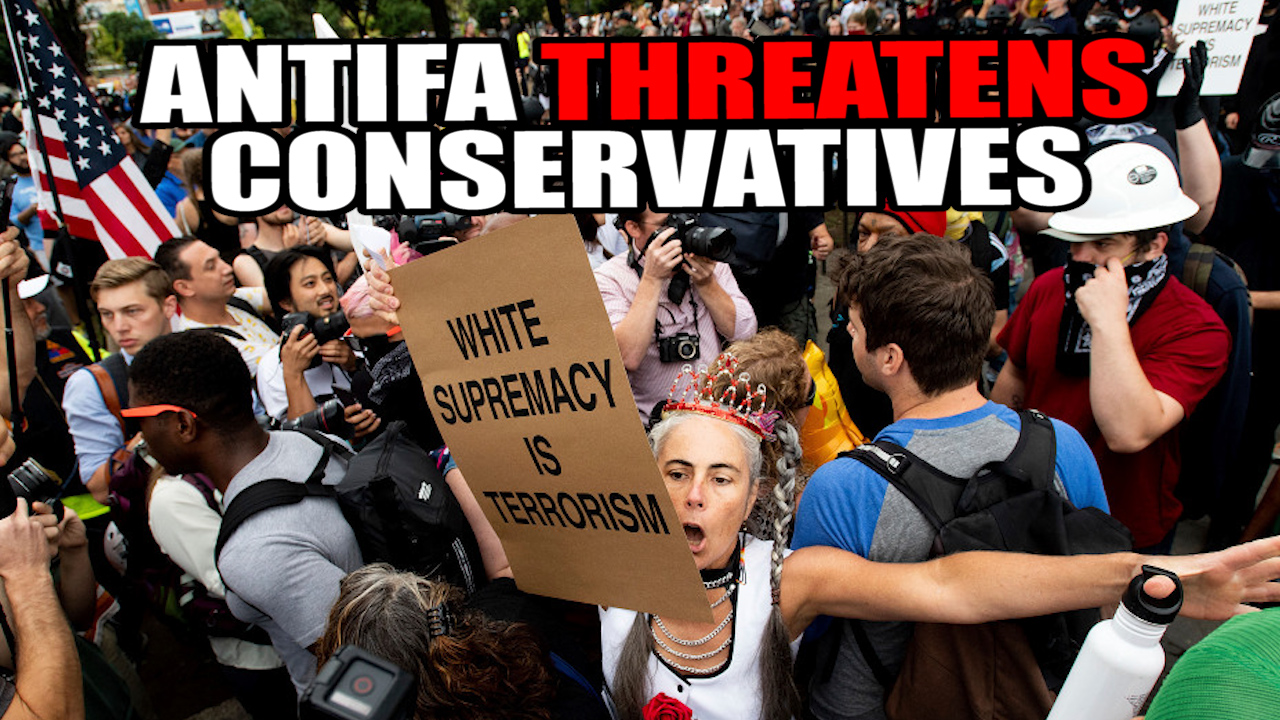 Antifa Leader THREATENS Conservatives!