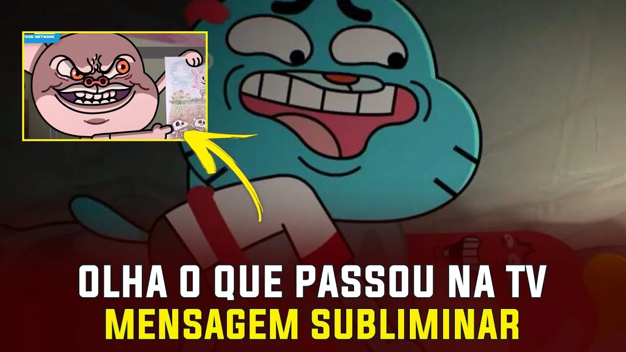 Mensagem subliminar em desenhos, sugere o pior dos piores - Disco voador - UFO OVNIs