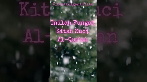 FUNGSI KITAB SUCI ALQURAN #agamaislam #literasi #dakwahislam #videoshort
