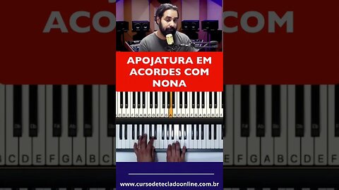 Apojatura em acordes com nona