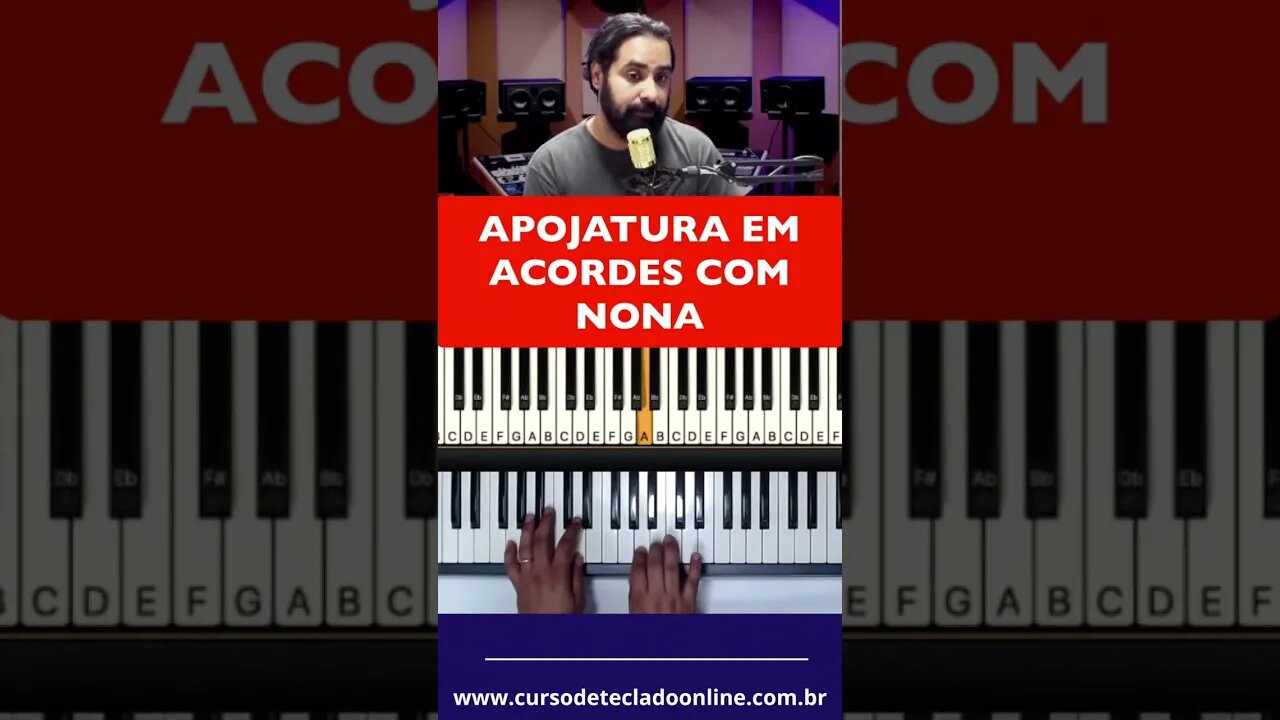 Apojatura em acordes com nona