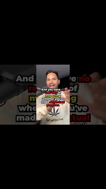 Are you staying accountable to yourself when you get high