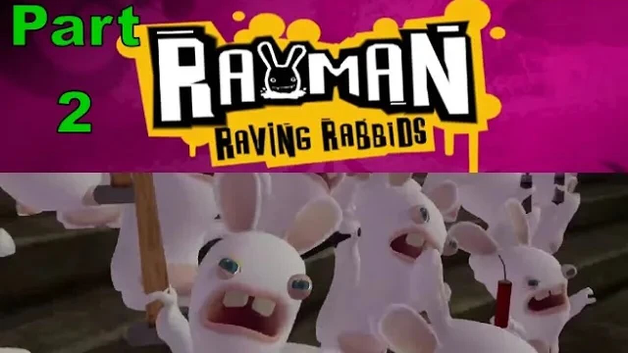 Christian Couple Play- Rayman Raving Rabbids - Ep.2 (Holiday Havoc) - Family Friendly Gaming