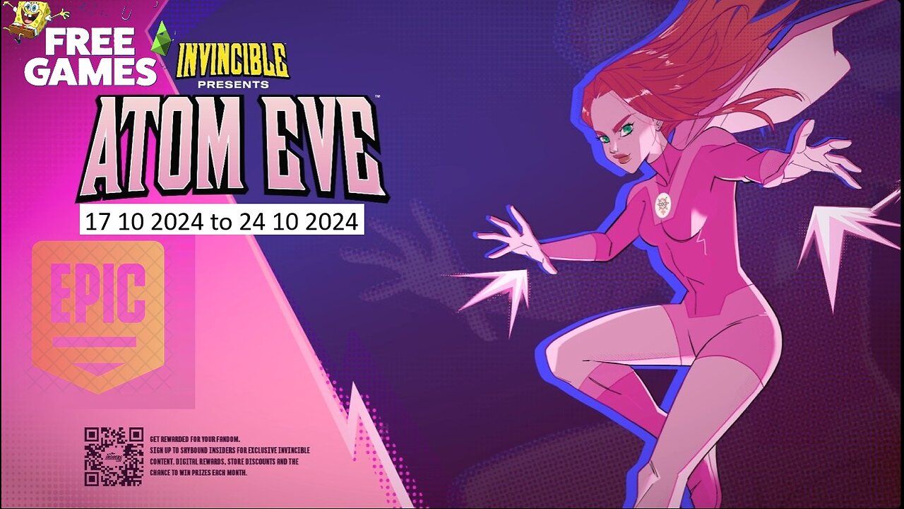 Free Game ! Invincible Presents: Atom Eve ! Epic Games! 17 10 2024 to 24 10 2024