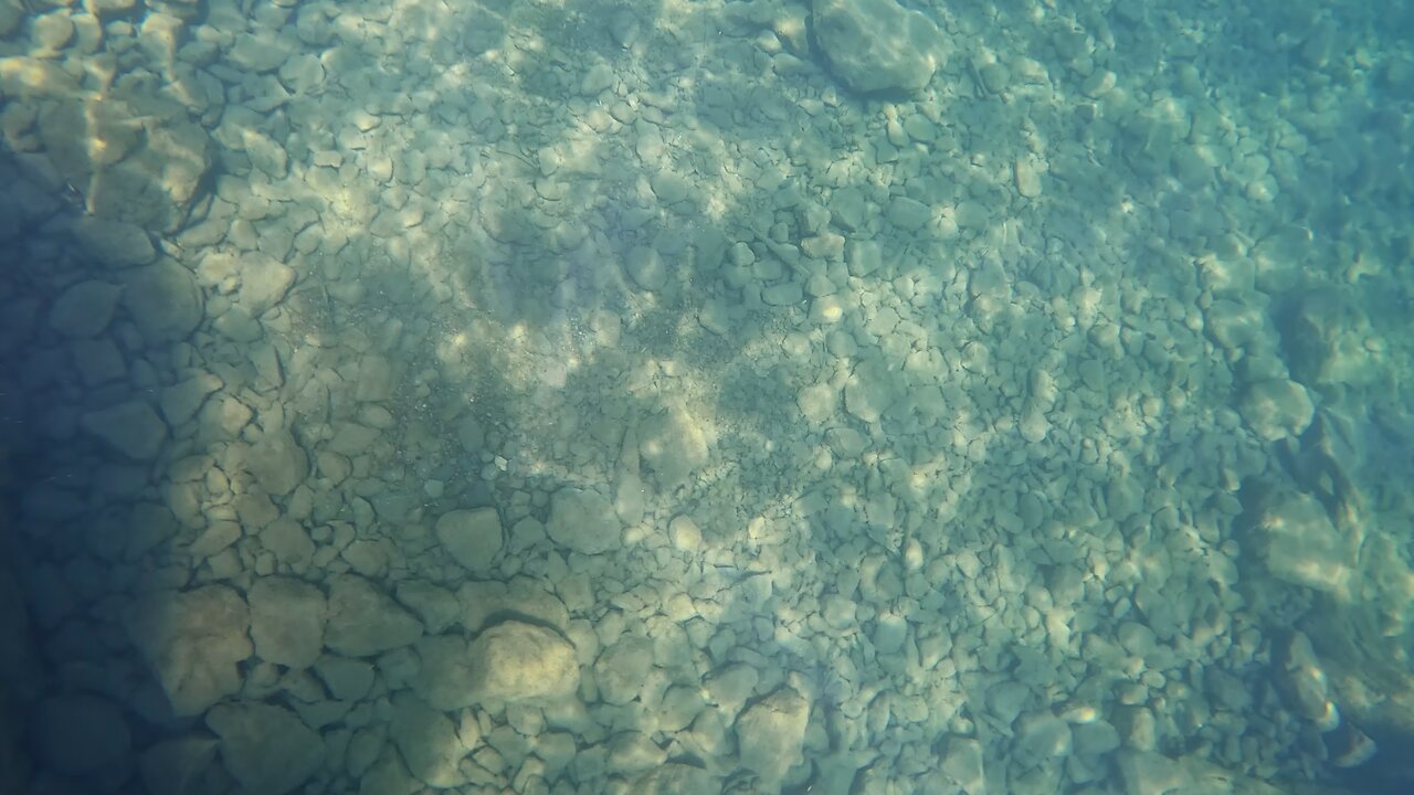 Lake underwater view